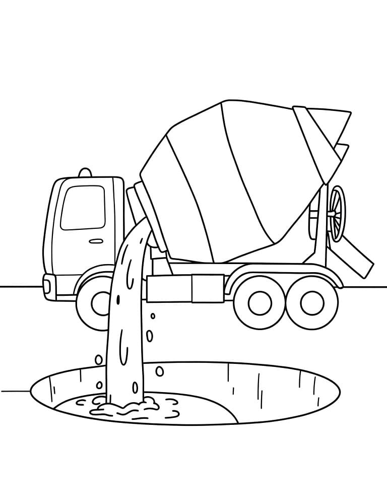 Coloriage Imprimable Gratuit Chantier