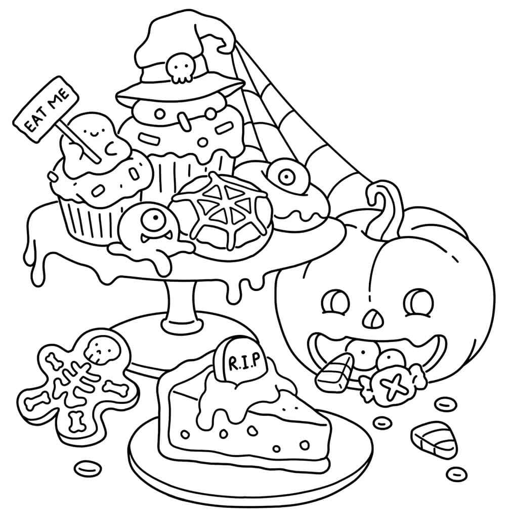 Coloriage Imprimable Gratuit Fuzzy Hygge
