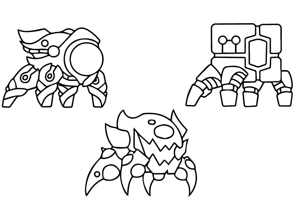 Coloriage Imprimable Gratuit Geometry Dash