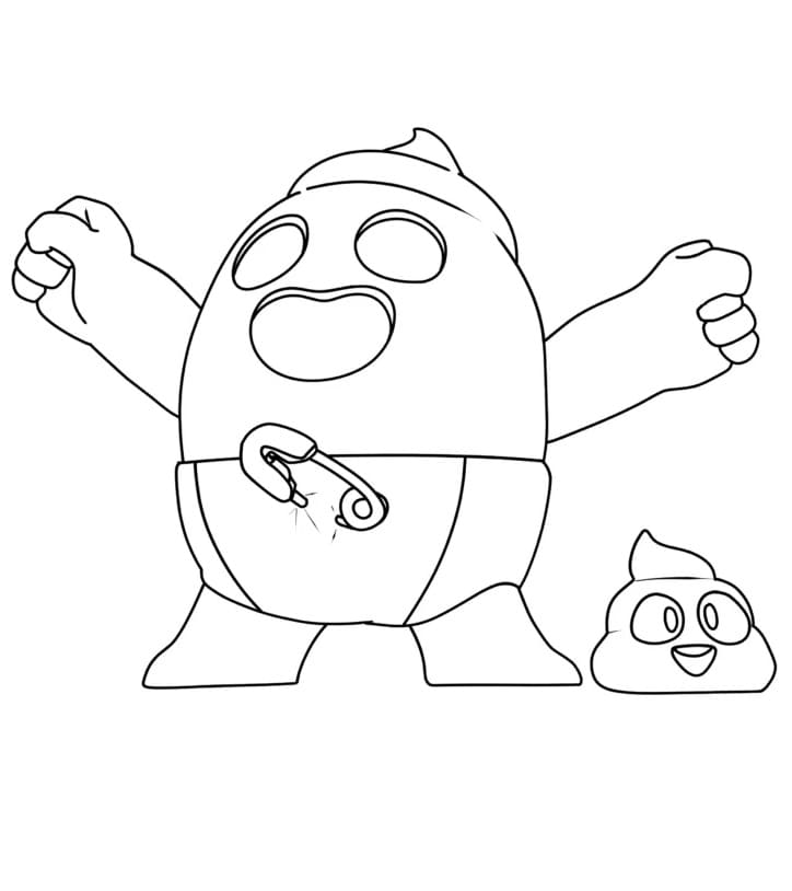 Coloriage Imprimable Spike Brawl Stars