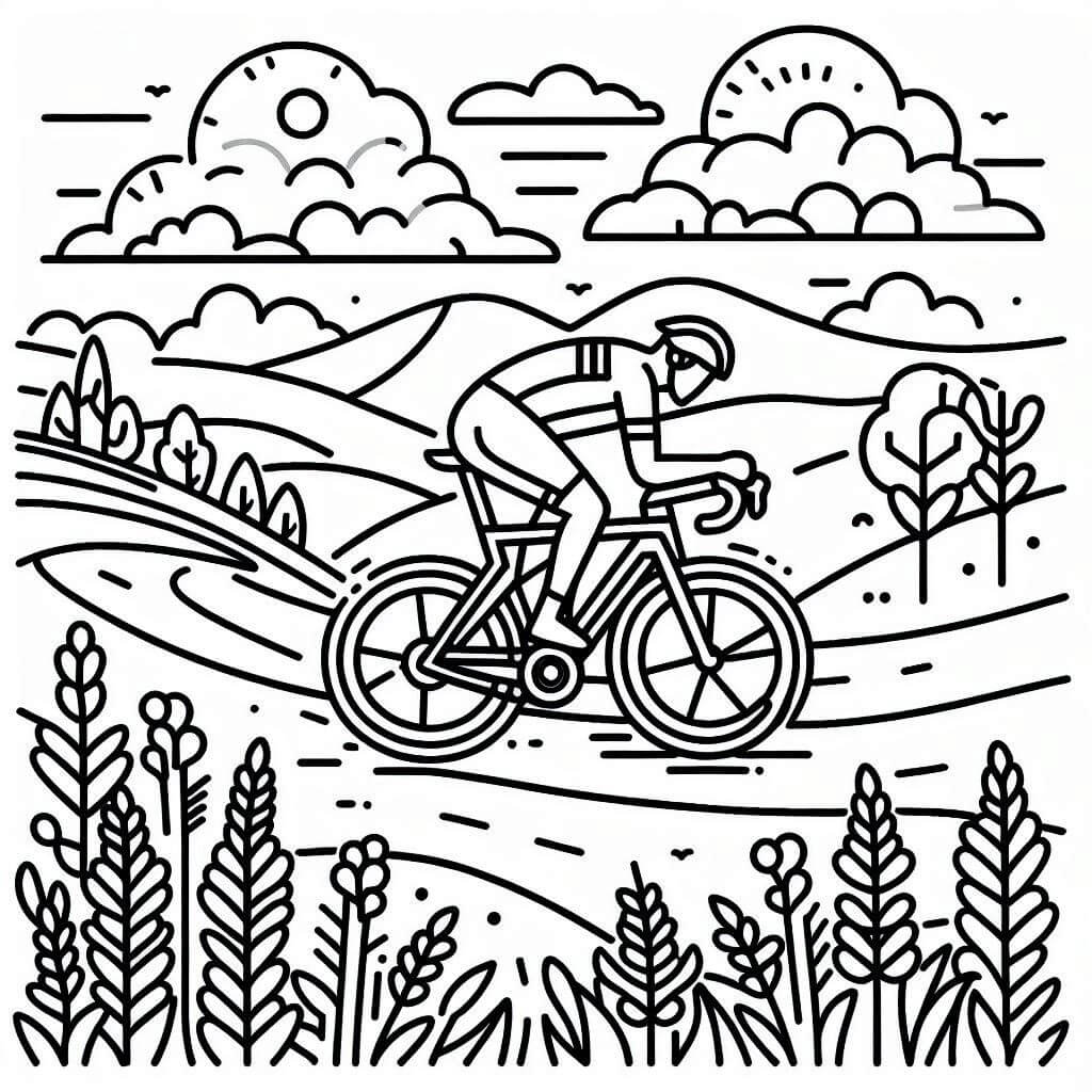 Coloriage Imprimable Tour de France