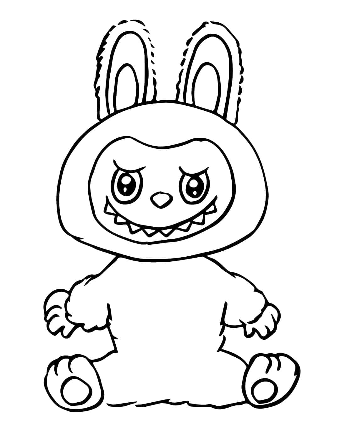 Coloriage Labubu 1
