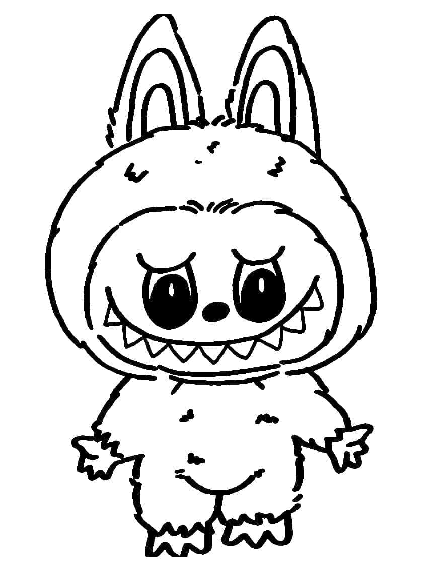 Coloriage Labubu 2