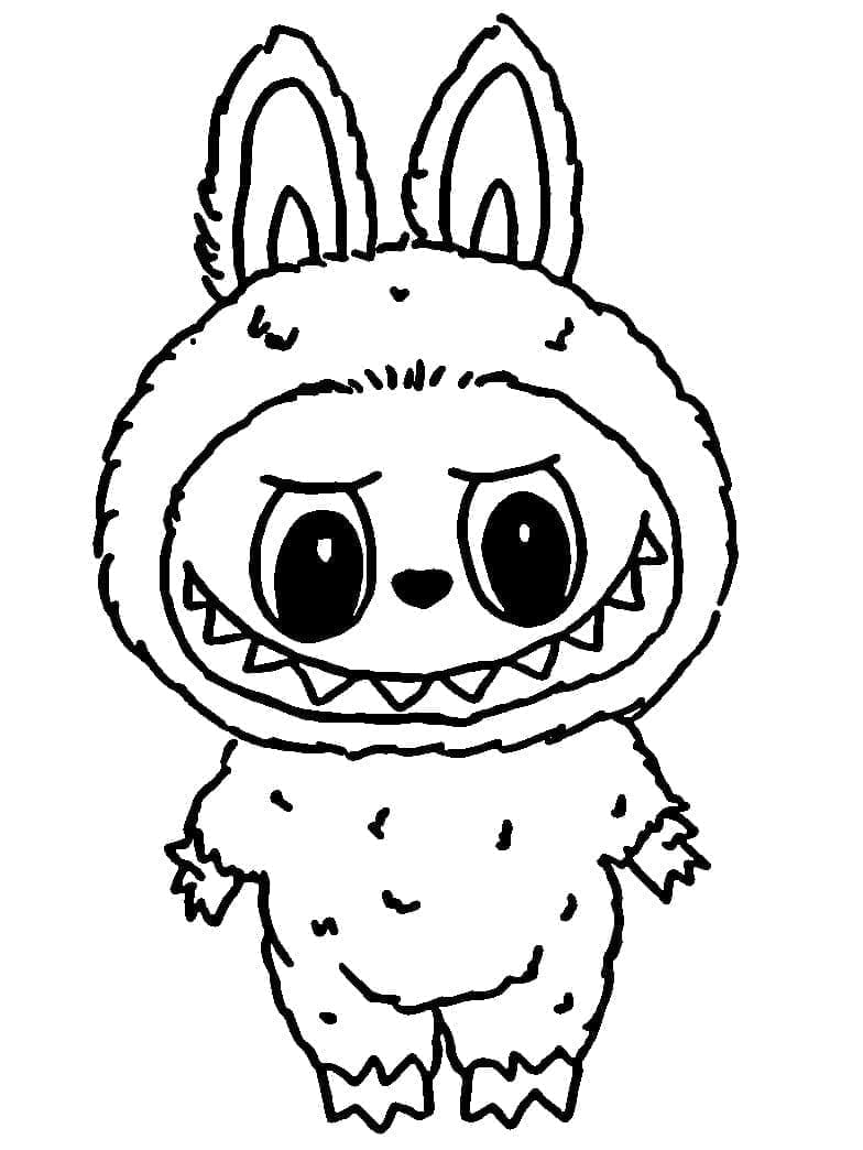 Coloriage Labubu 3
