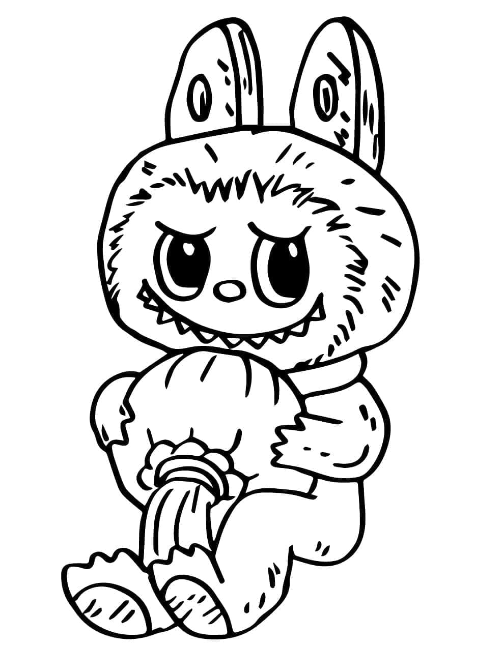 Coloriage Labubu