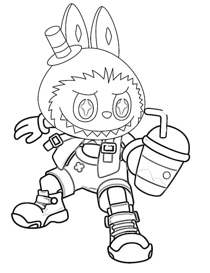 Coloriage Labubu Gratuit