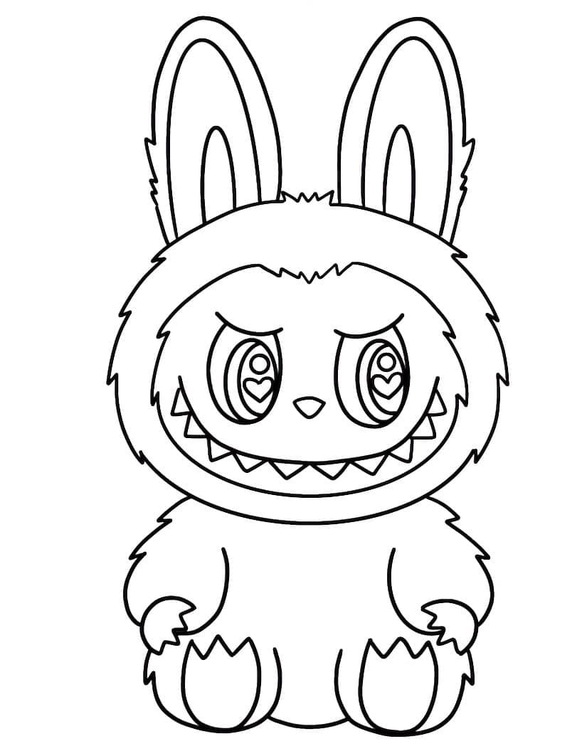 Coloriage Labubu mignon