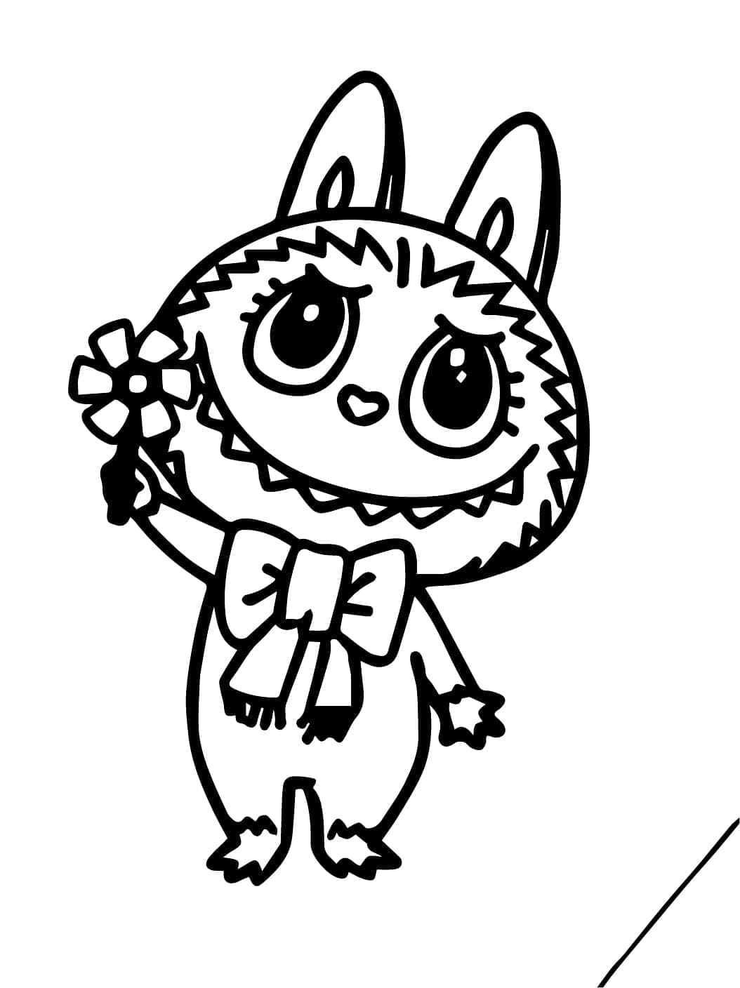 Coloriage Labubu Pour Enfants