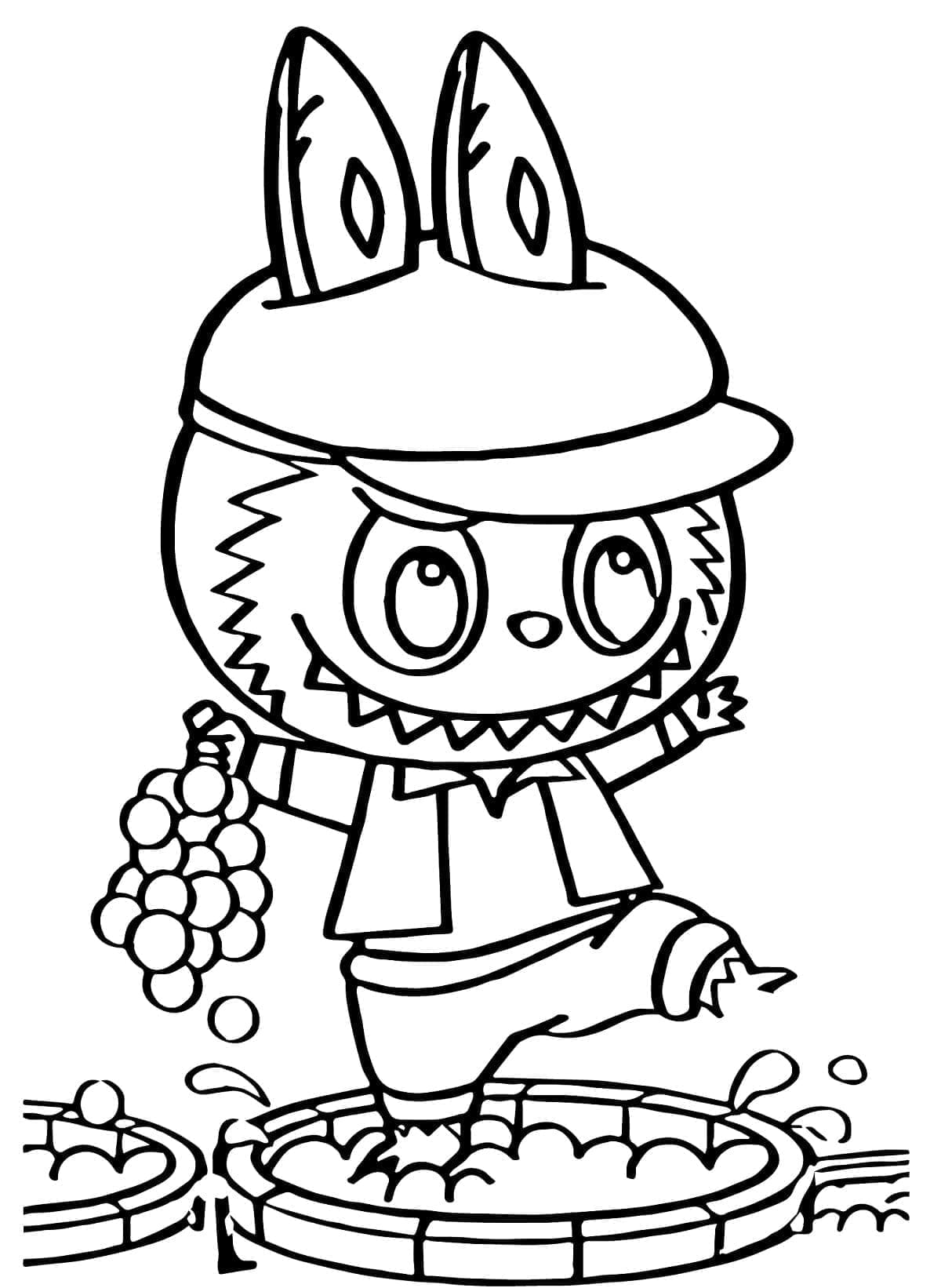 Coloriage Labubu Pour les Enfants