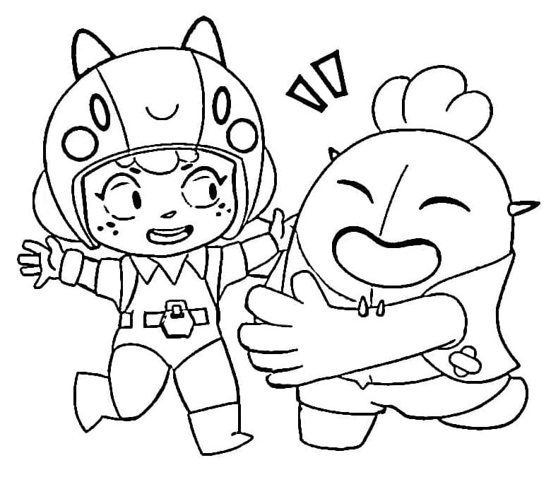 Coloriage Spike Brawl Stars 2