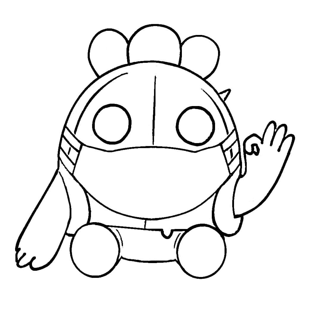 Coloriage Spike Brawl Stars Gratuit