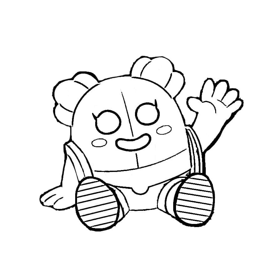 Coloriage Spike Brawl Stars Imprimable Gratuit