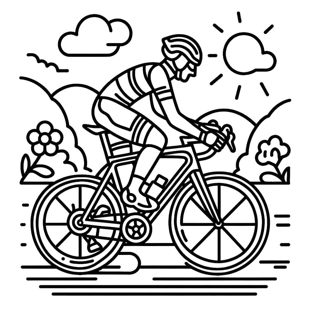 Coloriage Tour de France 2