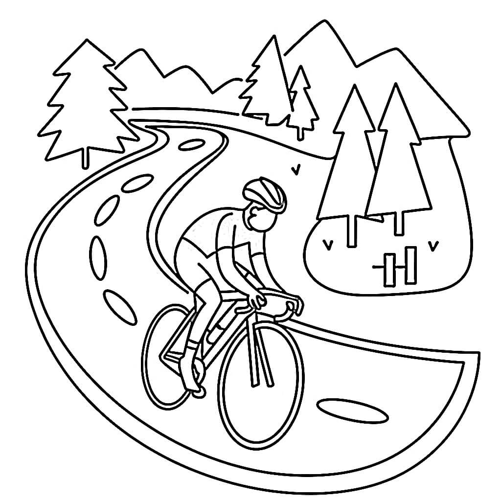 Coloriage Tour de France 4