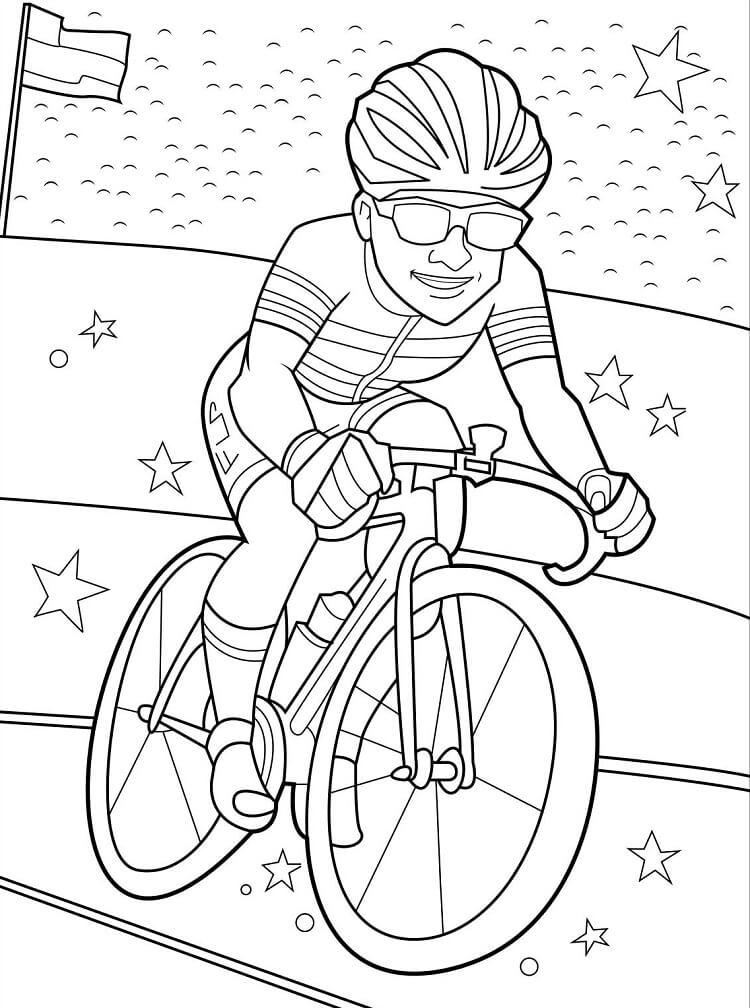 Coloriage Tour de France Gratuit