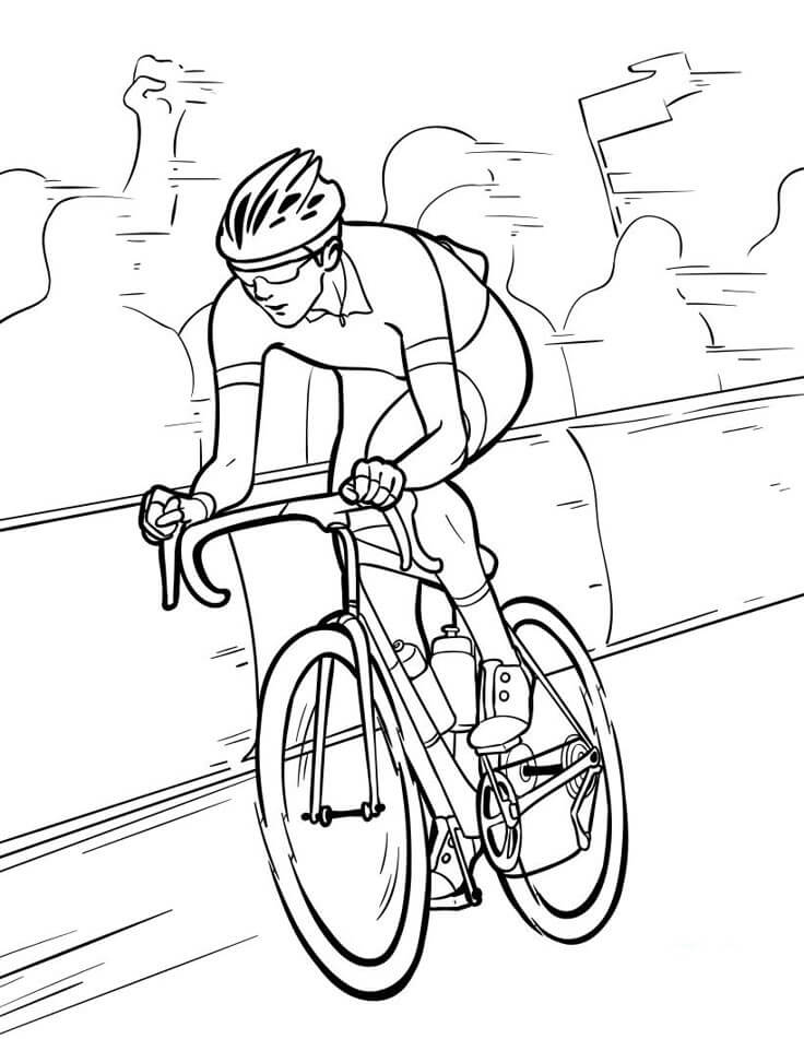 Coloriage Tour de France Pour les Enfants