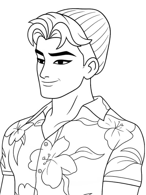 Coloriage Abby Saja de KPop Demon Hunters