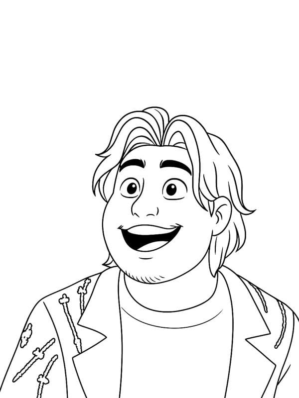Coloriage Bobby de KPop Demon Hunters