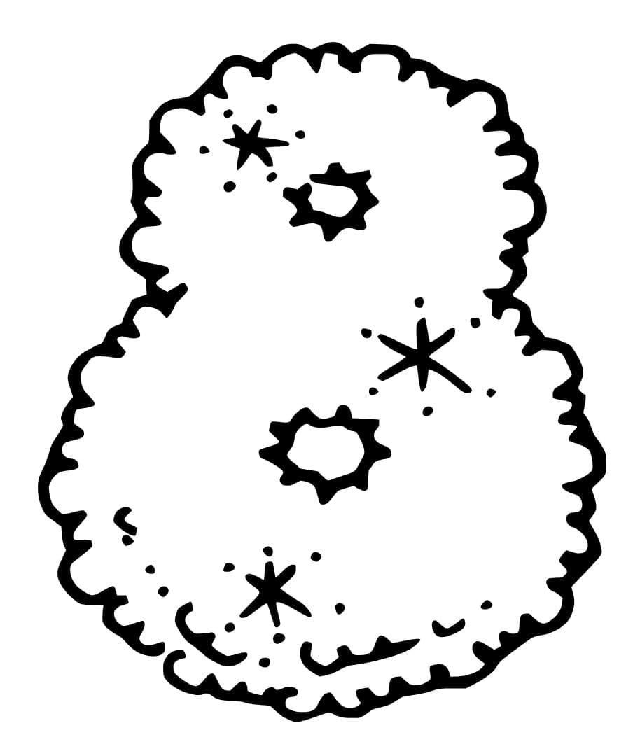 Coloriage Chiffre 8 Imprimable Gratuit Pour les Enfants