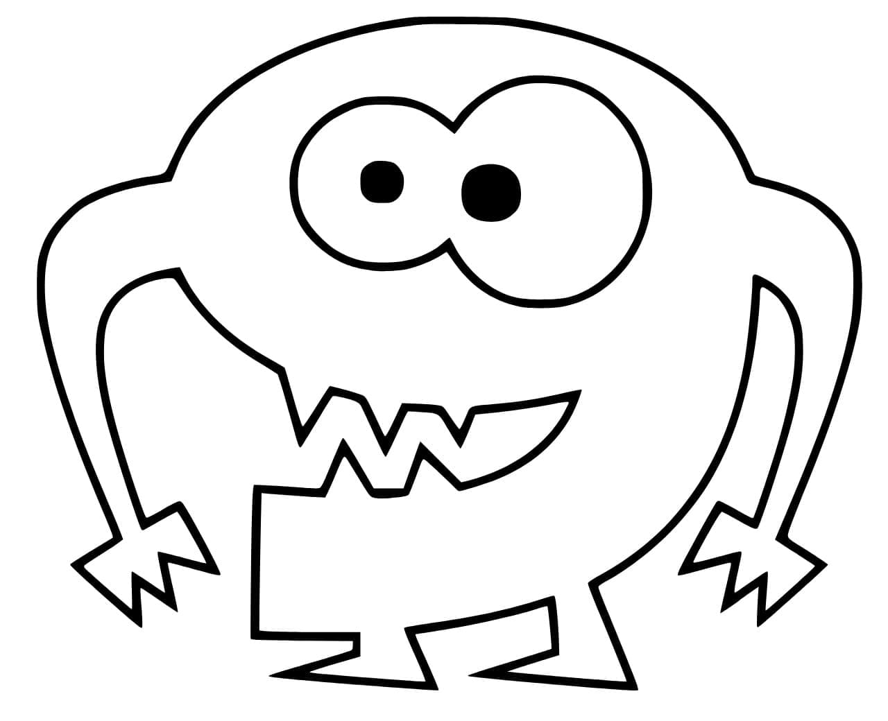 Coloriage Chiffre 9 Drôle