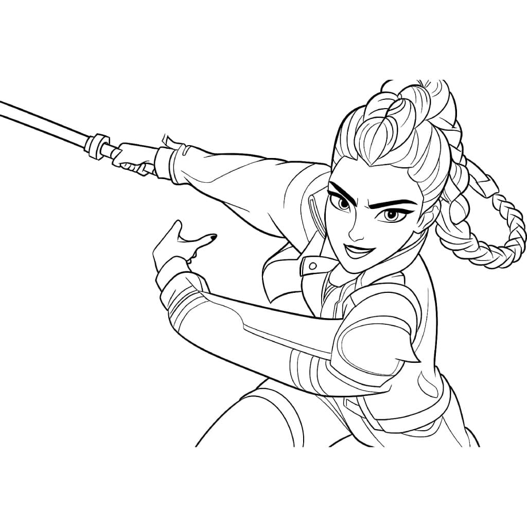 Coloriage Gratuit KPop Demon Hunters