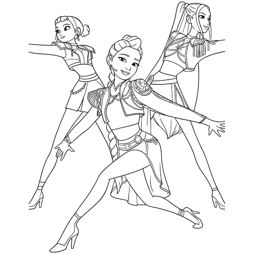 Coloriage KPop Demon Hunters Imprimer Sur ColoriageEnfant Com