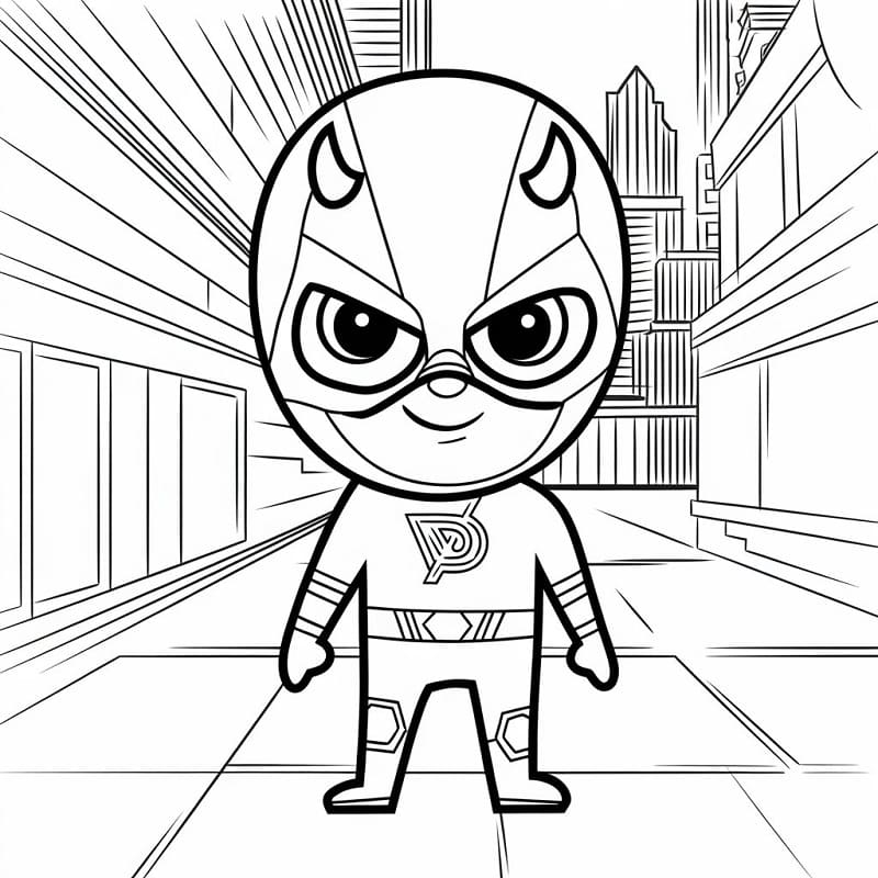 Coloriage Adorable Daredevil