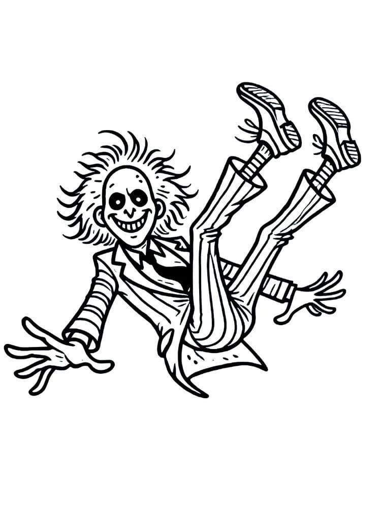 Coloriage Beetlejuice 8