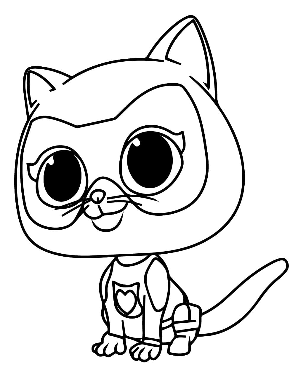 Coloriage Bitsy Superchatons