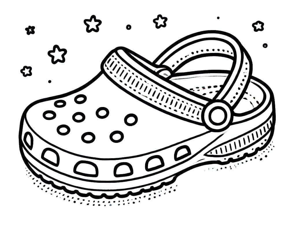 Coloriage Crocs Imprimable