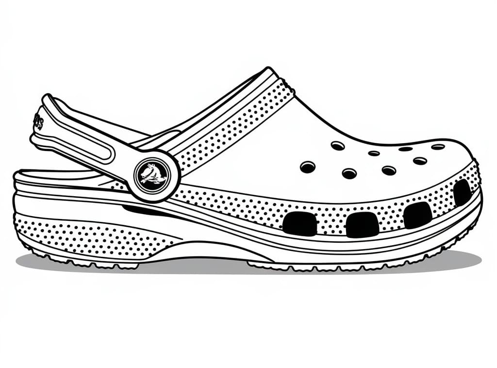 Coloriage Crocs Pour Enfants