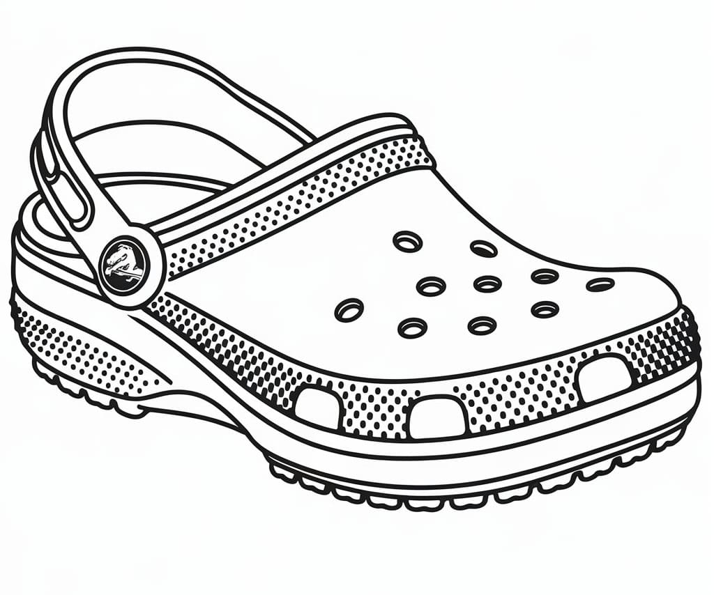 Coloriage Crocs Pour les Enfants