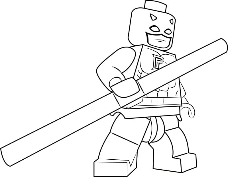 Coloriage Daredevil Lego