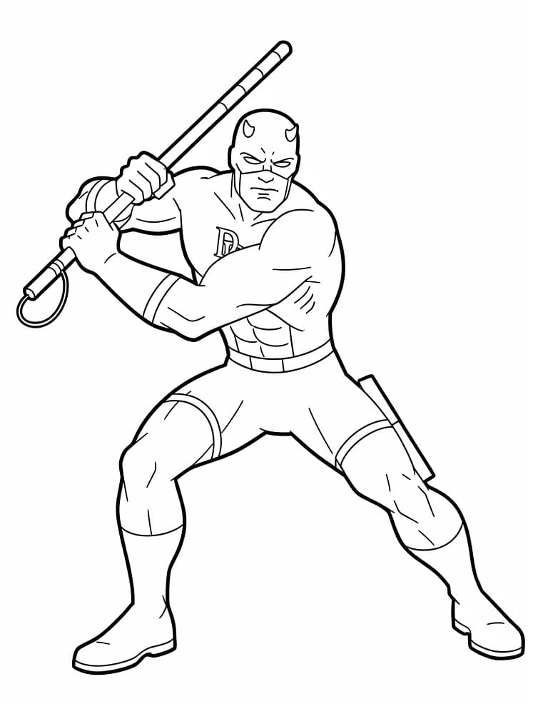 Coloriage Daredevil Super-héros