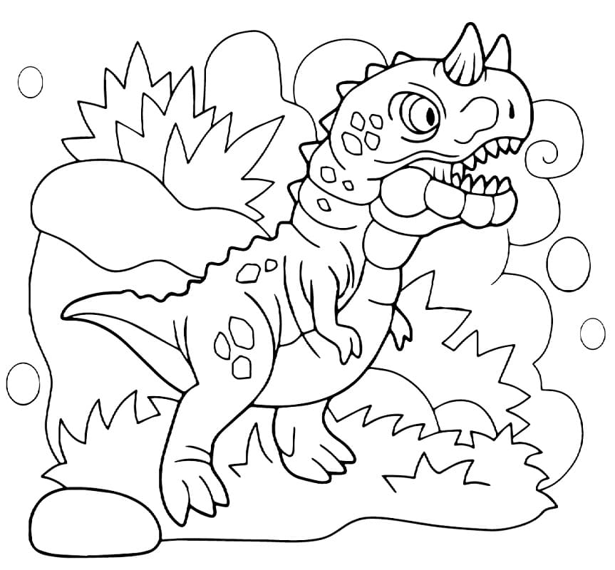 Coloriage Carnotaurus