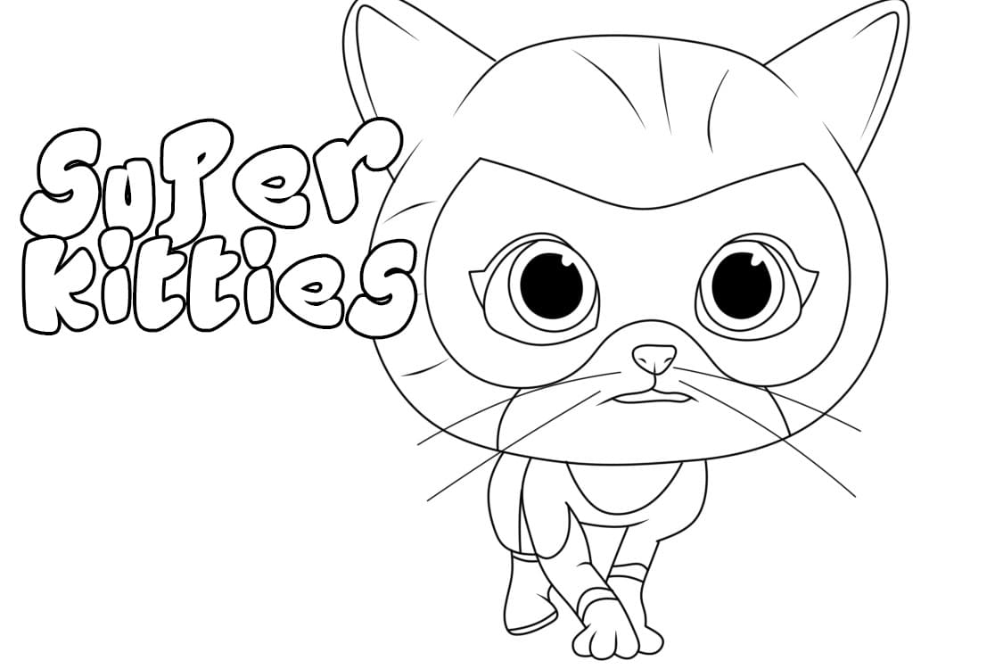 Coloriage Ginny Superchatons