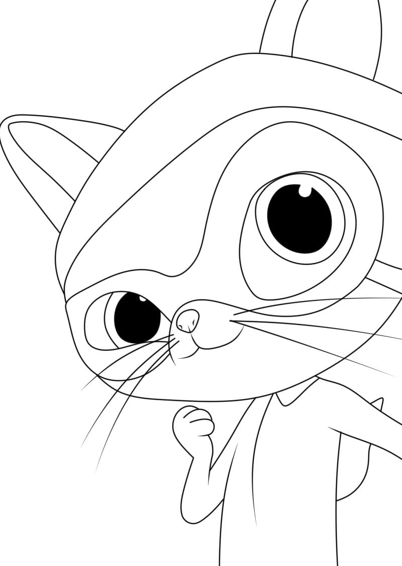 Coloriage Superchatons pour les Enfants