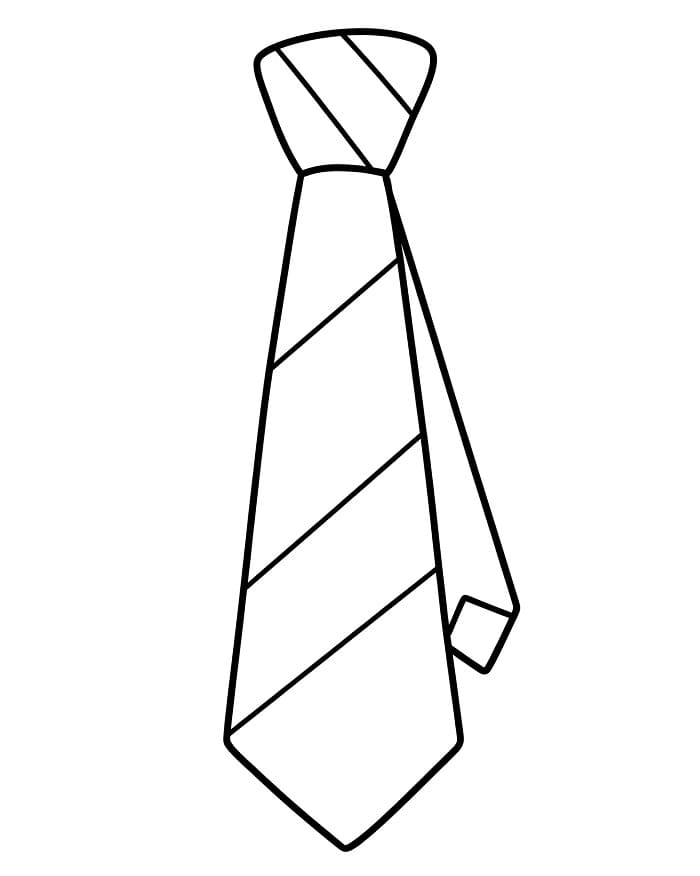 Coloriage Belle Cravate