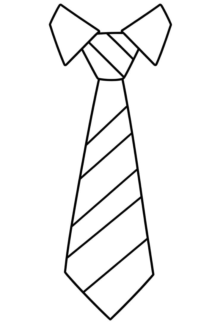 Coloriage Cravate 2
