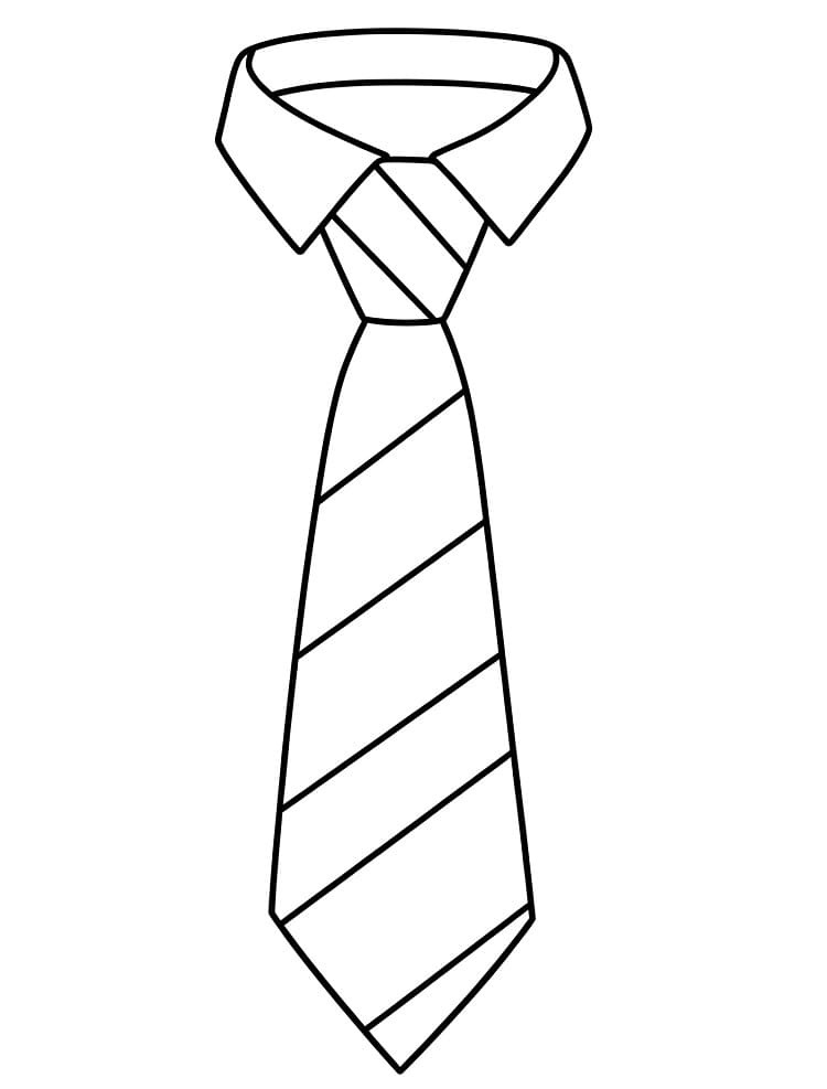 Coloriage Cravate
