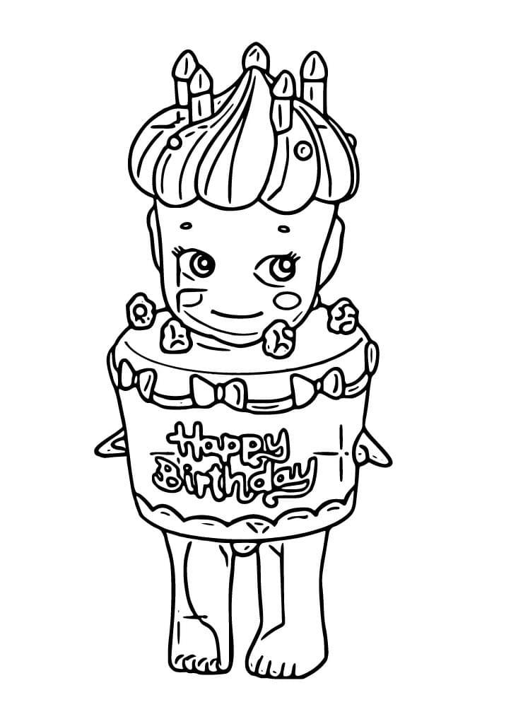 Coloriage Dessin de Sonny Angel Gratuit