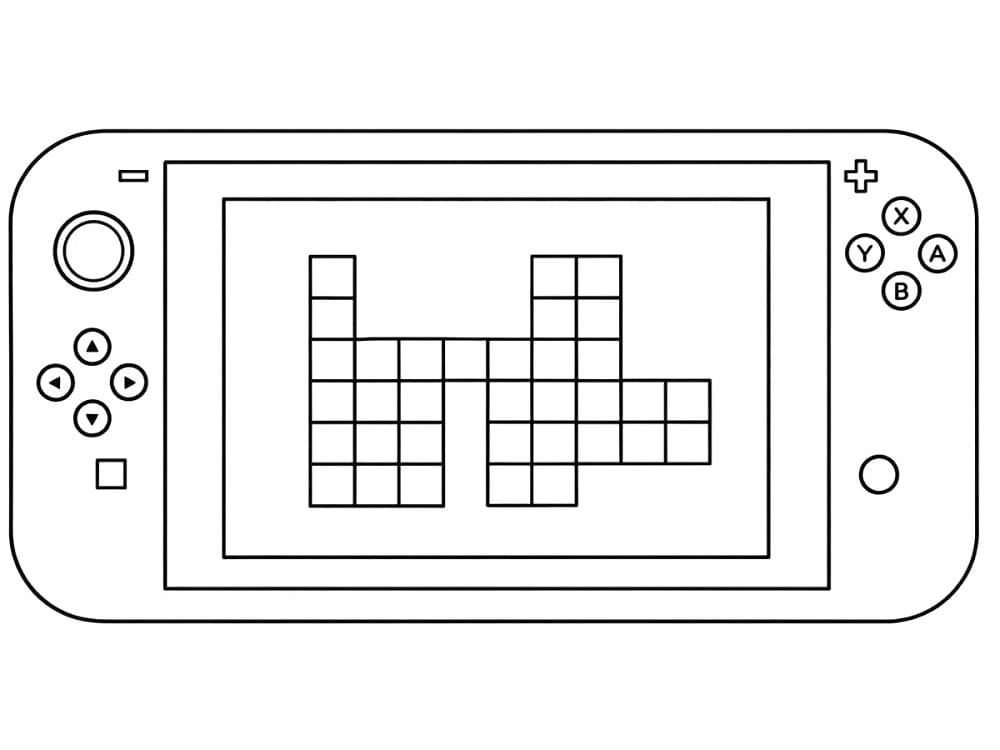 Coloriage Dessin Gratuit de Nintendo Switch