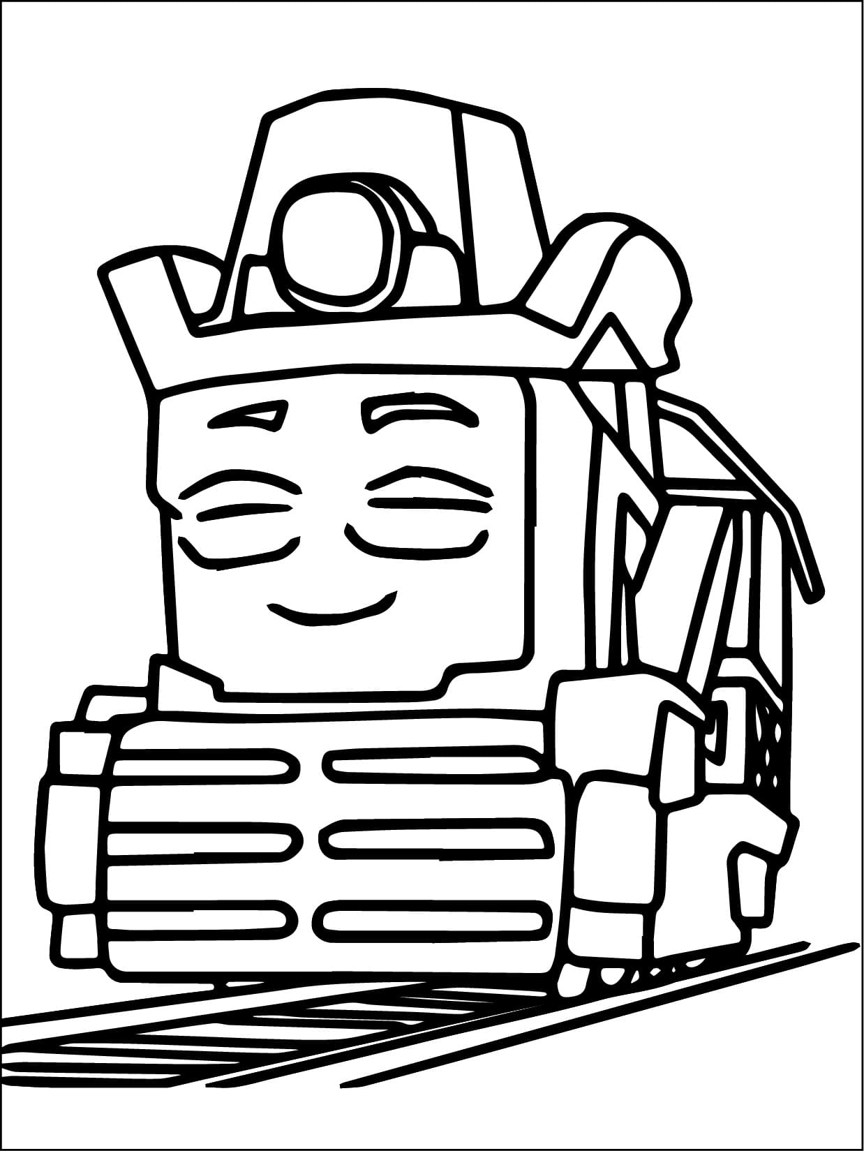 Coloriage Faye de Mighty Express