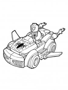 Coloriage Imprimable Gratuit Lego Spiderman