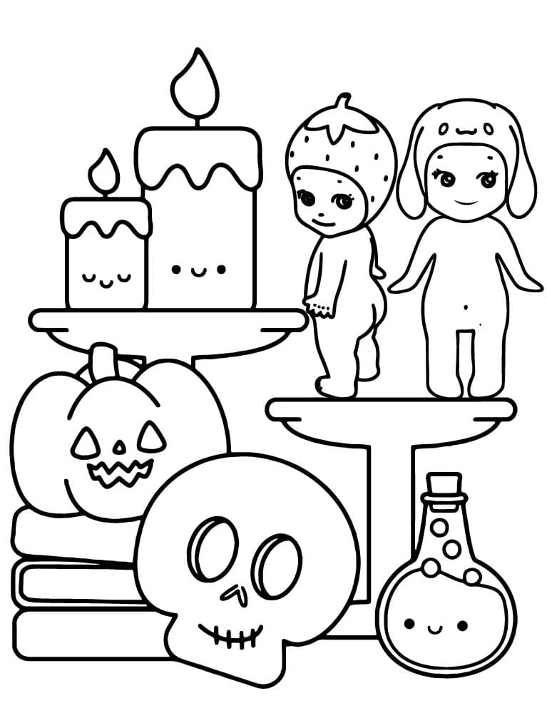 Coloriage Imprimable Gratuit Sonny Angel Pour les Enfants