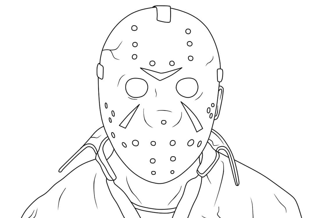 Coloriage Imprimable Jason Voorhees