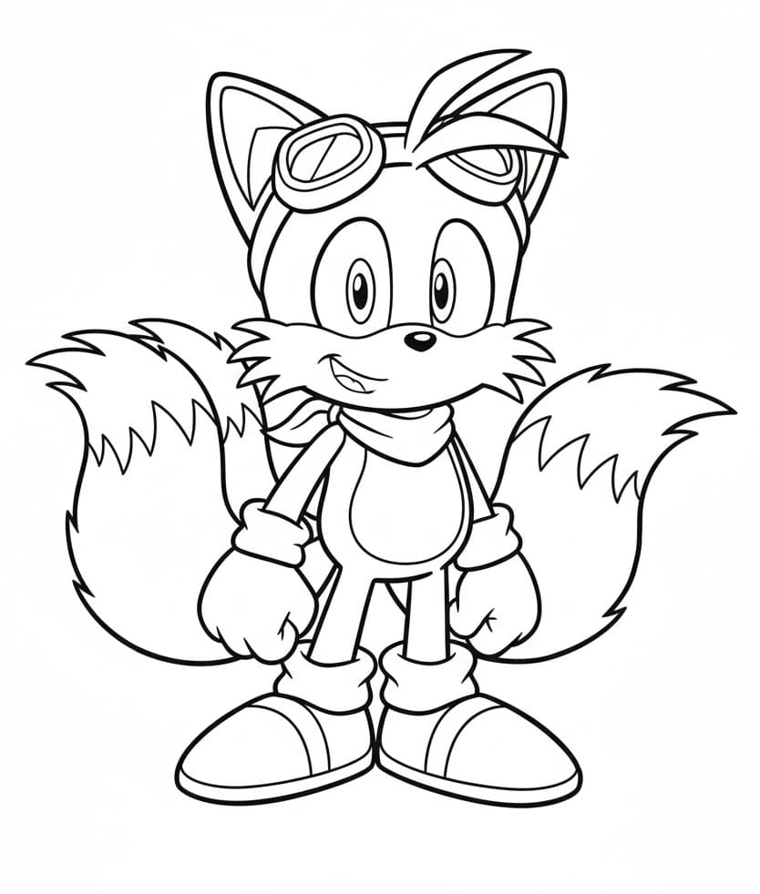 Coloriage Tails