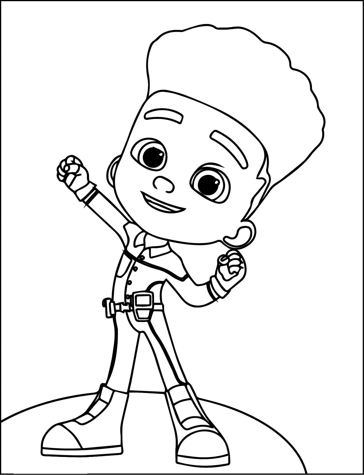 Coloriage Max de Mighty Express