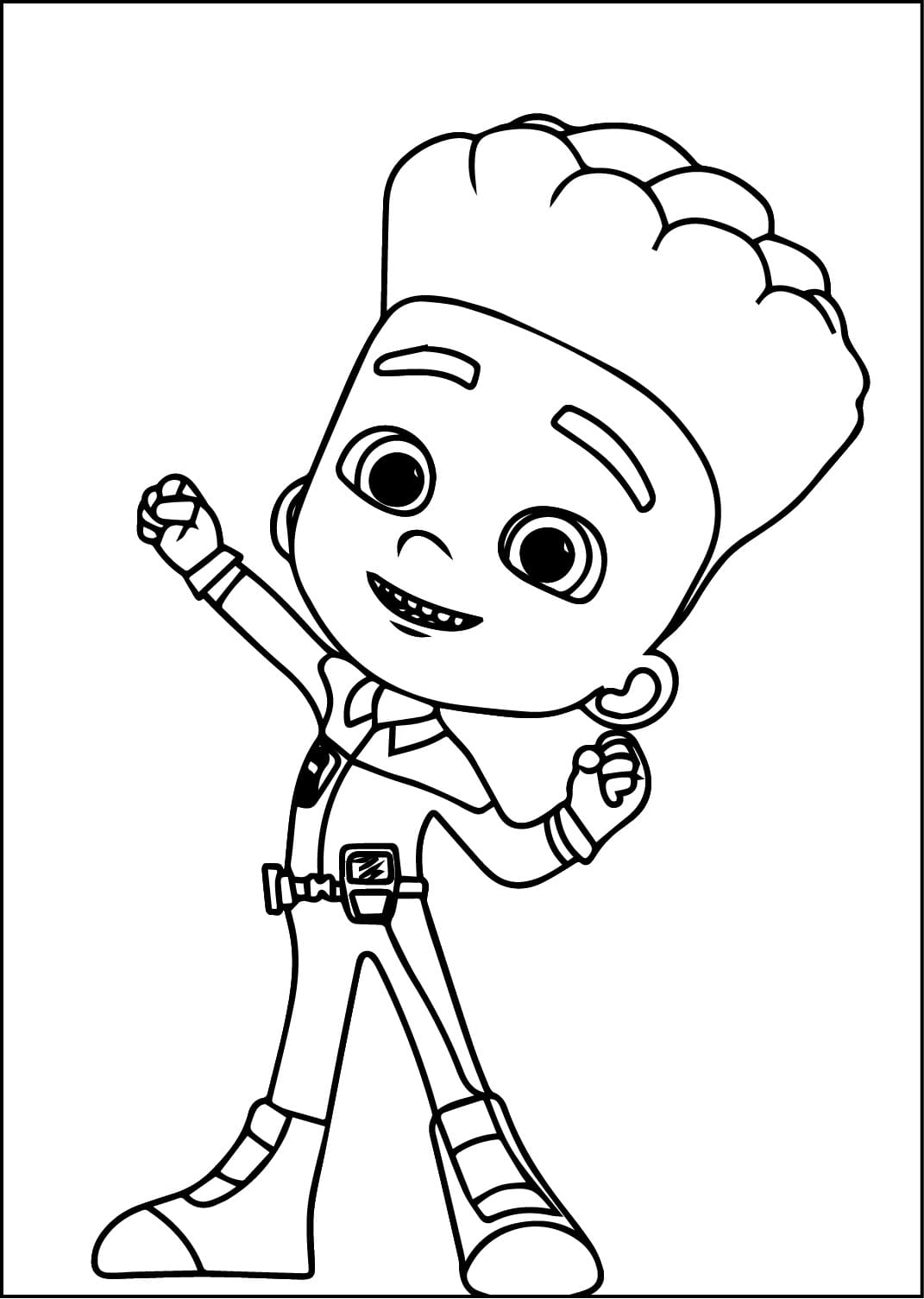 Coloriage Max Mighty Express