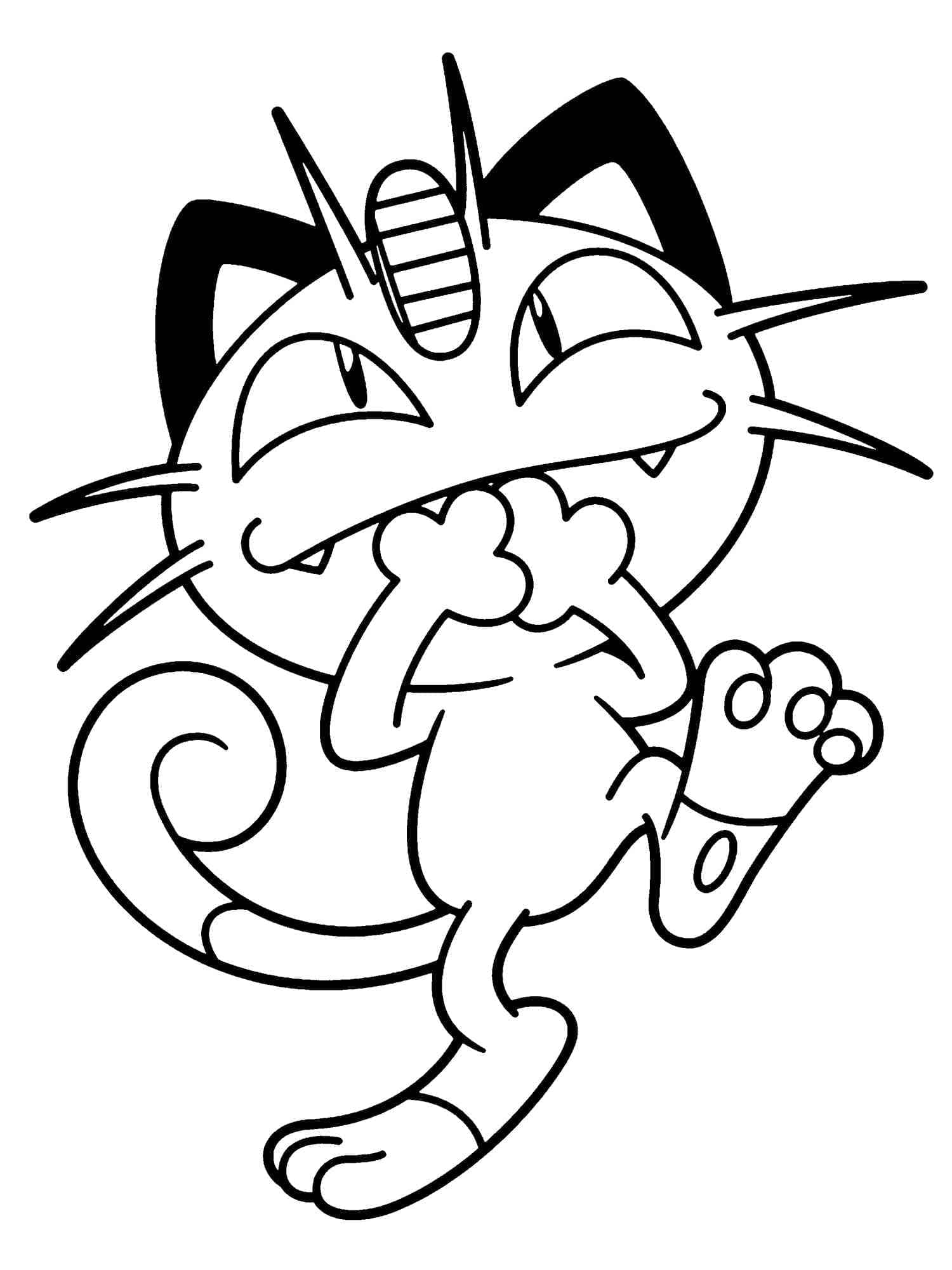 Miaouss Drôle Coloriage Miaouss Drôle
